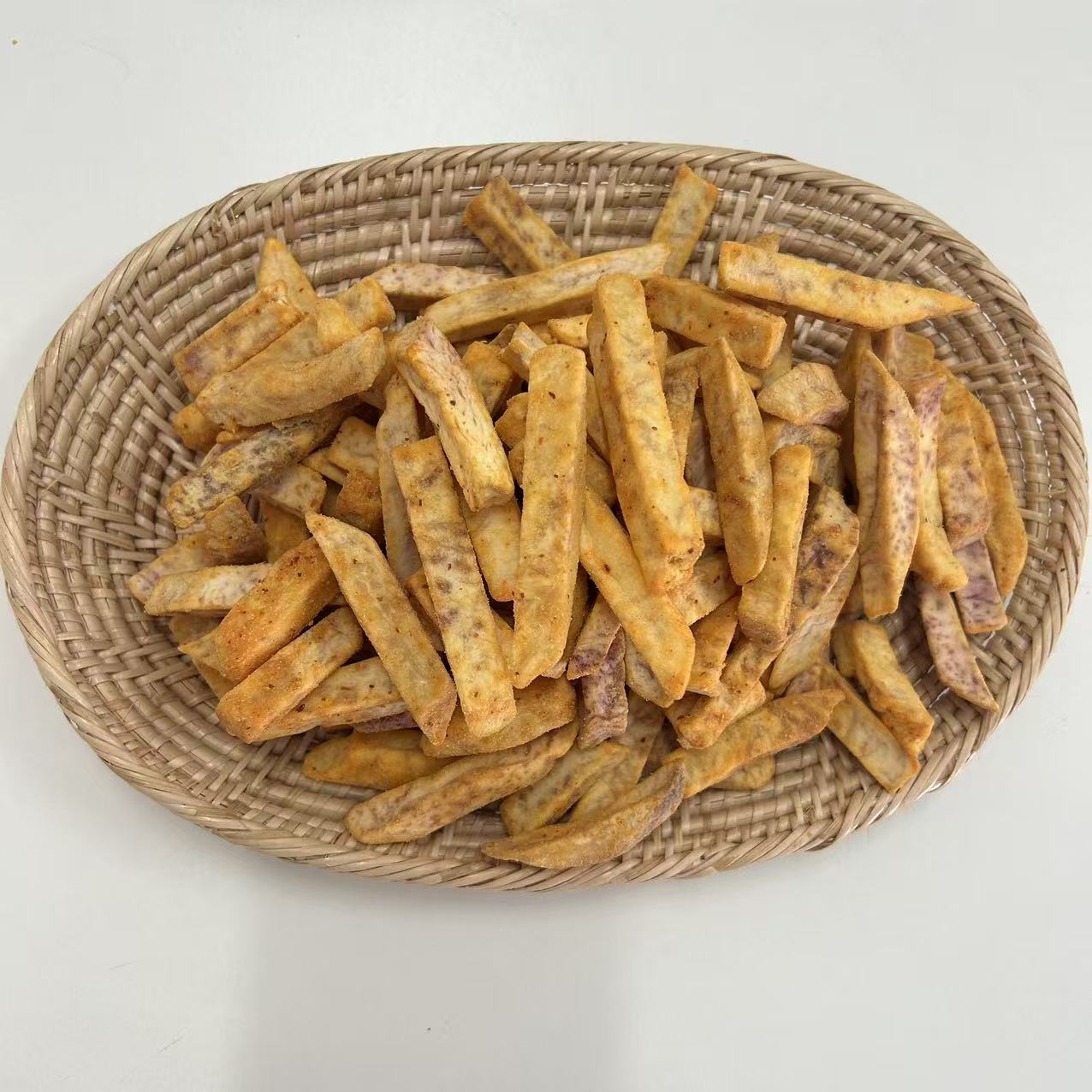 Vacuum Low-Temp Frying Taro Sticks Salty Egg Yolk Flavor Taro Sticks Supplier