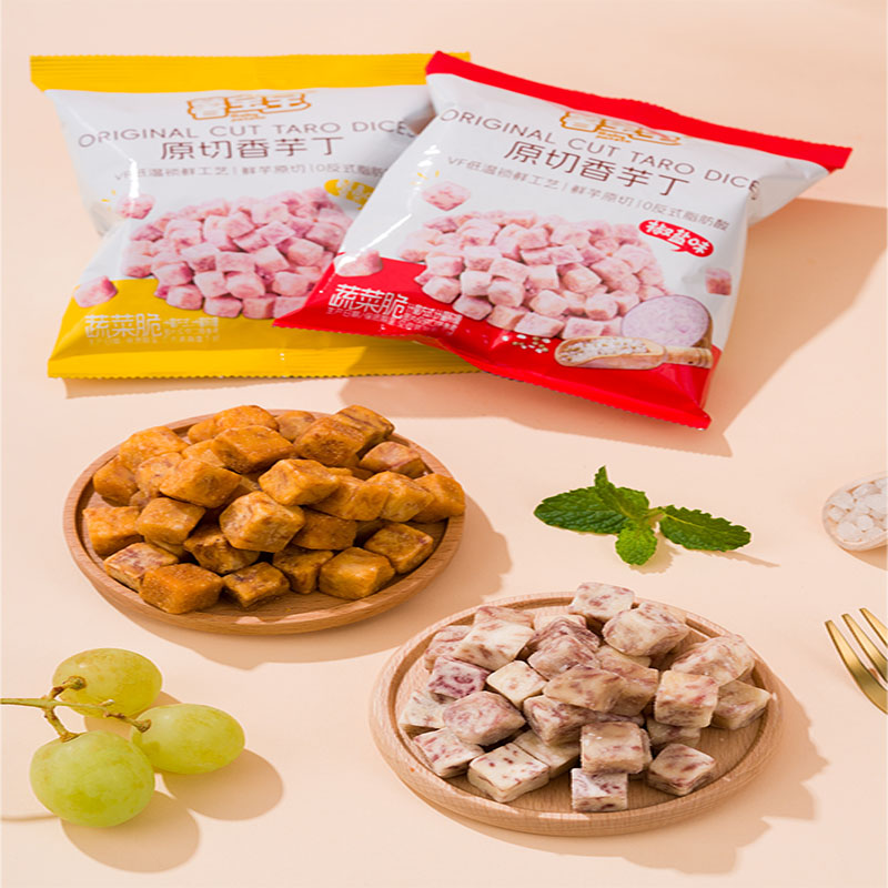 Snack khoai môn bán chạy nhất VF Taro Snacks Taro Dices Sea&Salty Flavor Taro Cubes